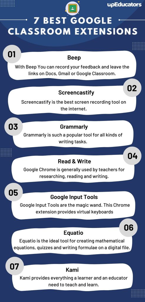 7 Best Google Classroom Extensions